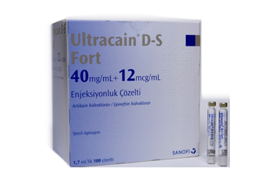 Ultracain Ds Fort Karpül Anestezi -100 lük Paket