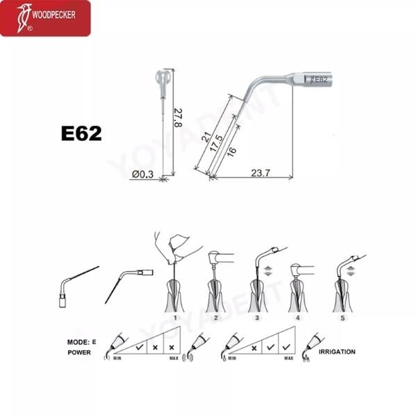 Woodpecker E62 Kavitron İrrigasyon Ucu