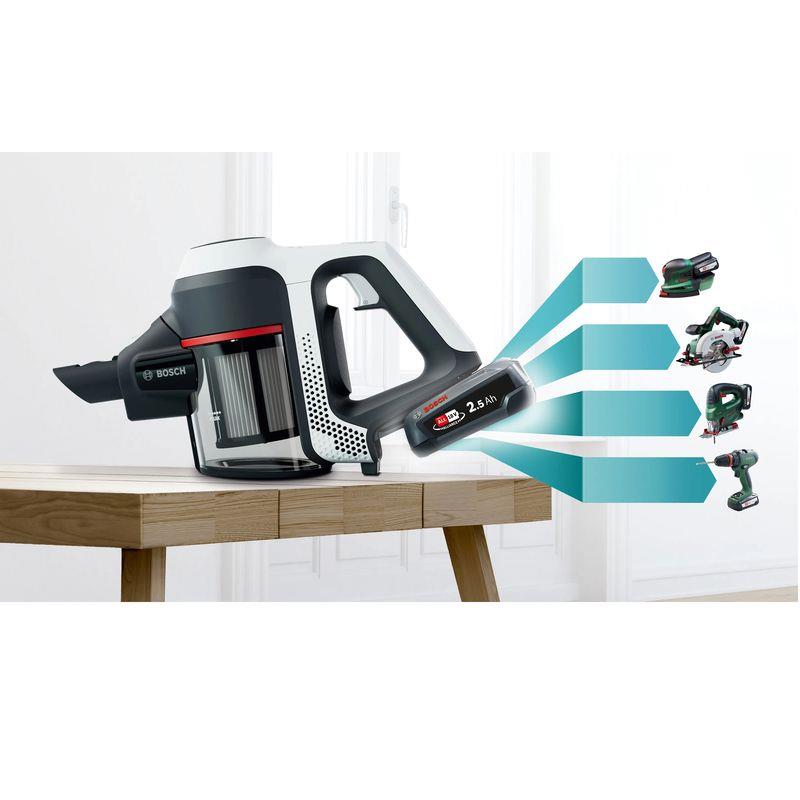 Bosch BCS61113 Şarjlı Dik Süpürge Beyaz