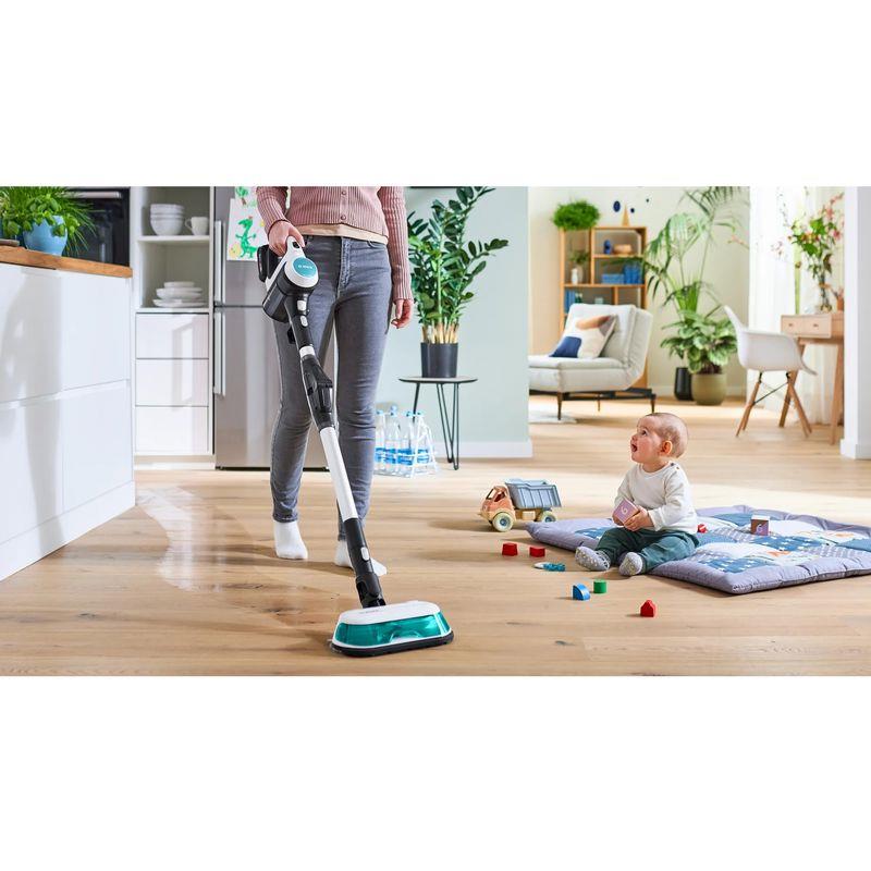 Bosch BCS71HYG1 ProHygienic Aqua Beyaz Islak Kuru Dikey Şarjlı Süpürge