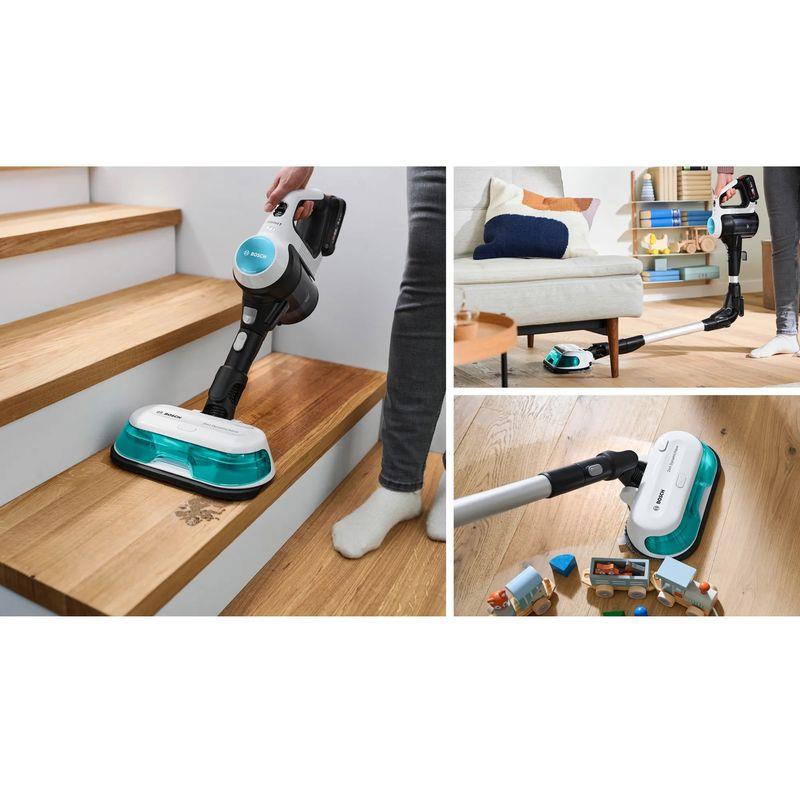 Bosch BCS71HYG1 ProHygienic Aqua Beyaz Islak Kuru Dikey Şarjlı Süpürge