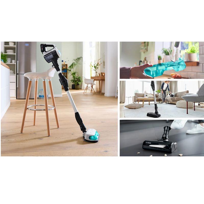 Bosch BCS71HYG1 ProHygienic Aqua Beyaz Islak Kuru Dikey Şarjlı Süpürge