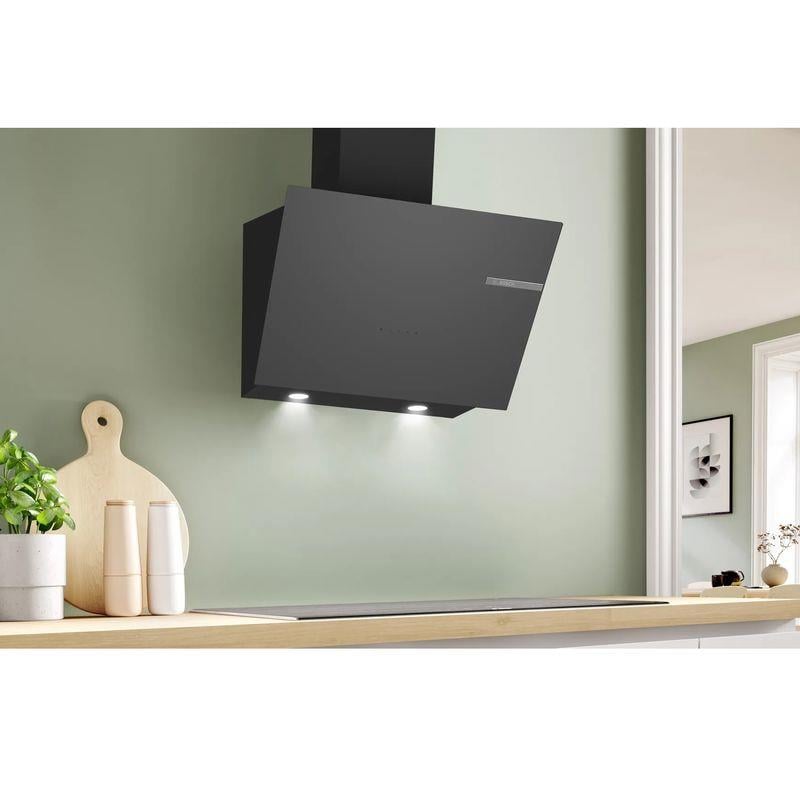 Bosch DWK66PJ70T 60 cm Antrasit Gri Cam Duvar Tipi Ankastre Davlumbaz