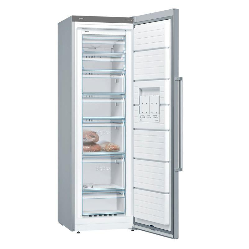 Bosch GSN36VIE0N Inox Dikey Derin Dondurucu