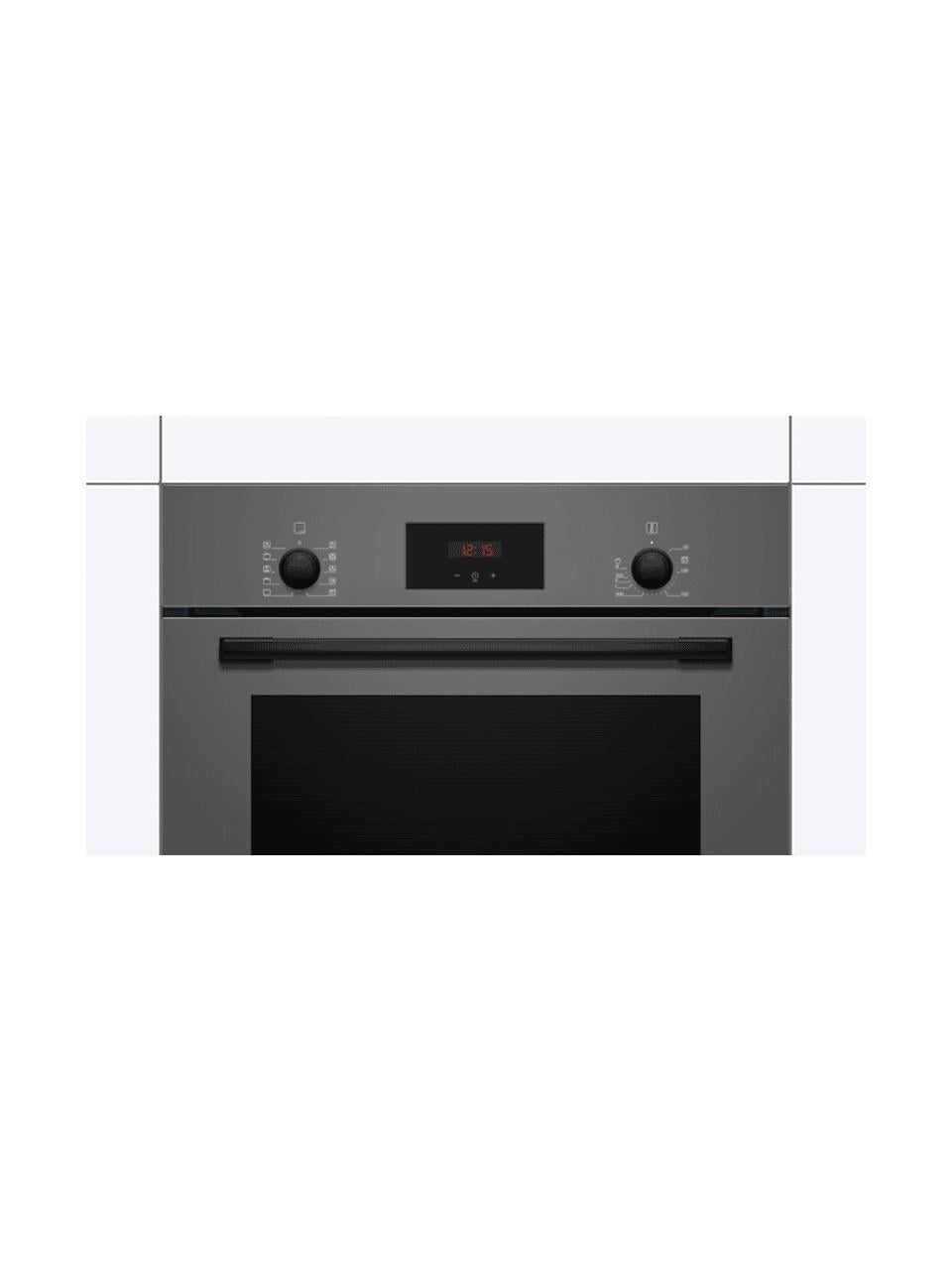 Bosch HBF512BH1T Antrasit Gri 66 lt Ankastre Fırın