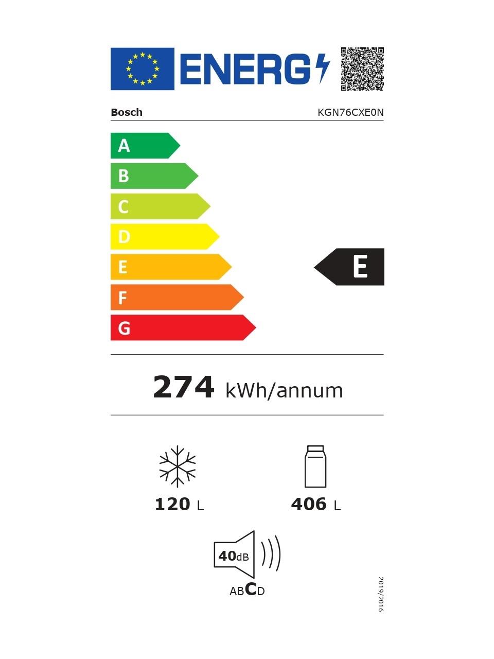 Bosch KGN76CXE0N 526 L Alttan Donduruculu Nofrost Buzdolabı