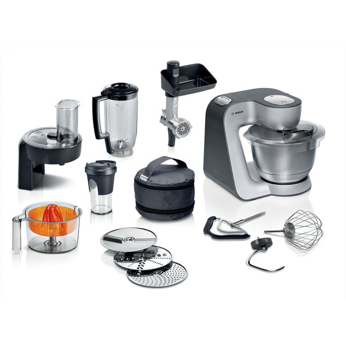 Bosch MUM58359 Serie 4 Mutfak Makinesi 1000 W Metalik İnoks