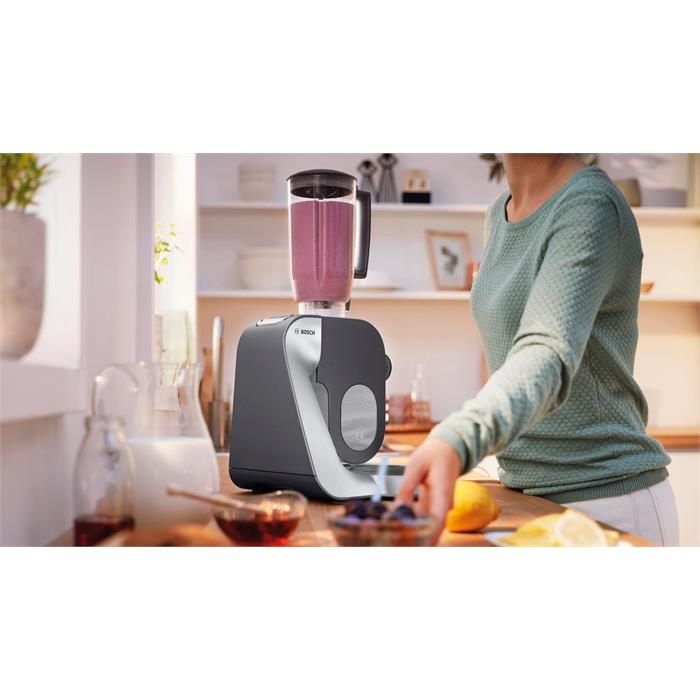 Bosch MUM58359 Serie 4 Mutfak Makinesi 1000 W Metalik İnoks
