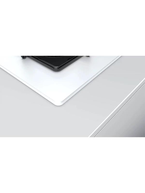 Bosch POP7C2O12O 67 cm Cam Ankastre Gazlı Ocak Beyaz