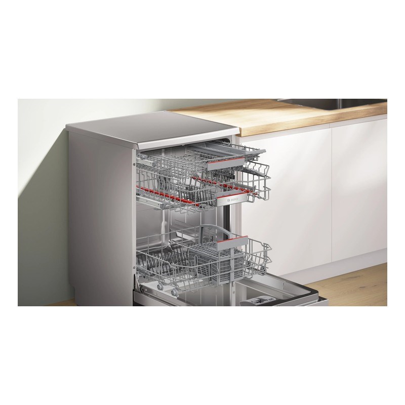 Bosch SMS6ENY60T 6 Programlı 13 Kişilik Gri Cam Bulaşık Makinesi