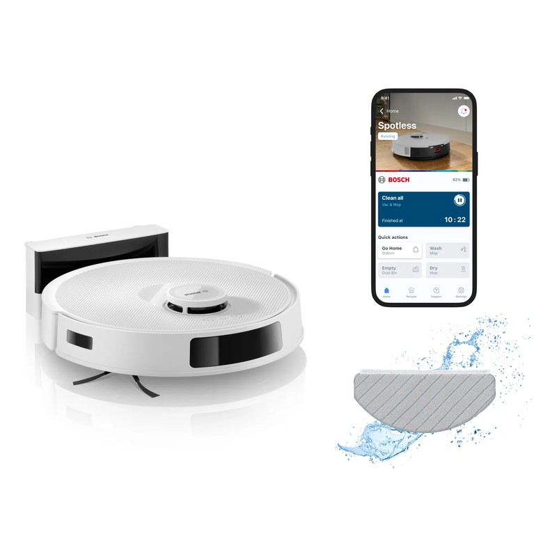 Bosch Spotless BCRC1W Akıllı Robot Süpürge