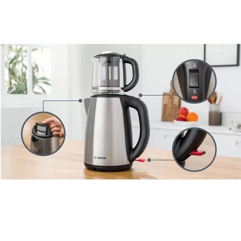 Bosch TTA5603 1800 W Inox Çay Makinesi