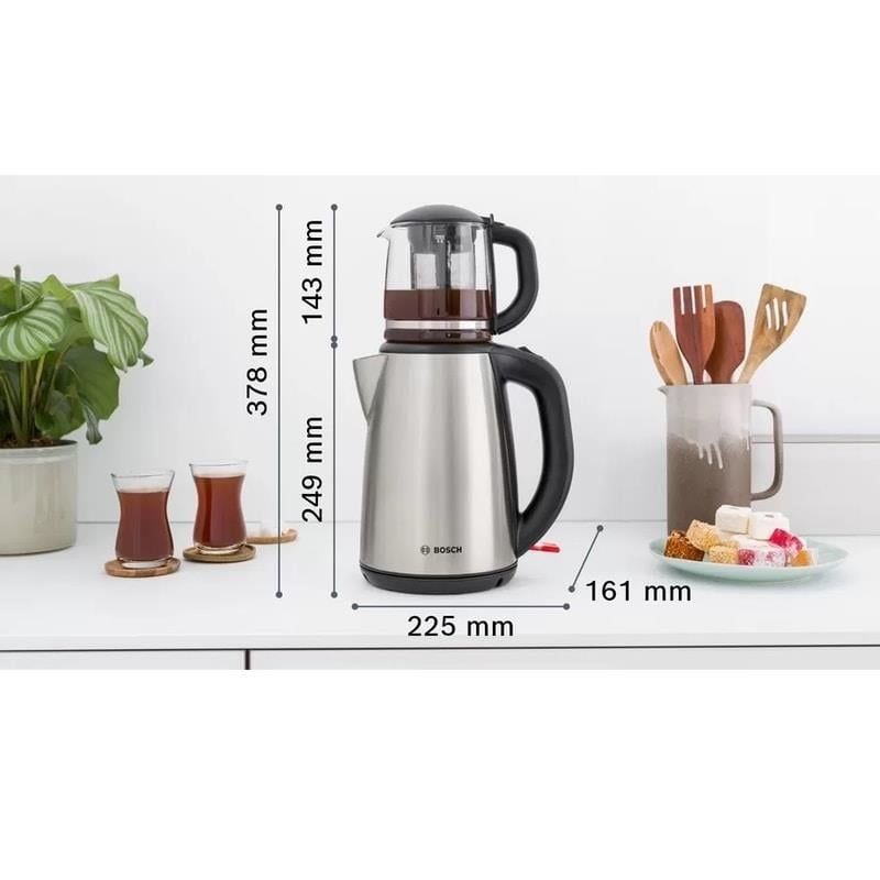 Bosch TTA5603 1800 W Inox Çay Makinesi
