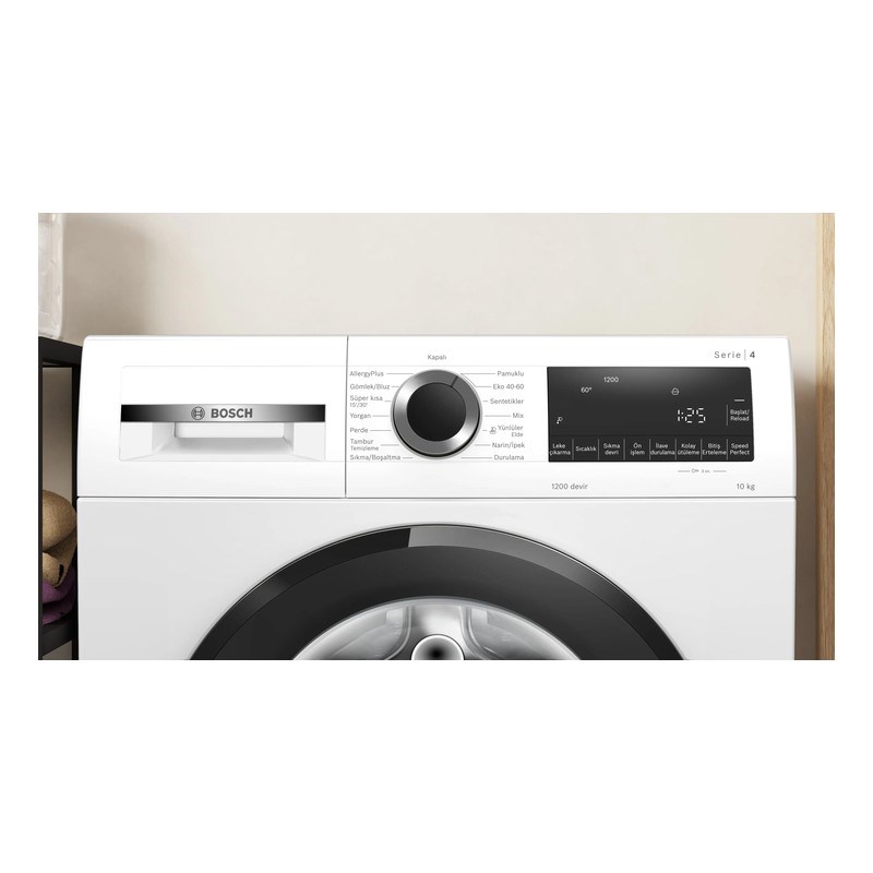 Bosch WGA25203TR 10 Kg 1200 Devir Beyaz Çamaşır Makinesi