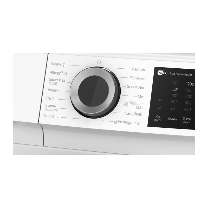 Bosch WGK252Z0TR 10 Kg 1200 Devir Beyaz Çamaşır Makinesi
