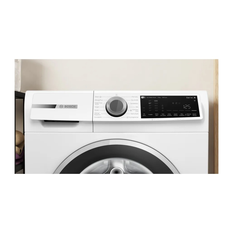 Bosch WGK252Z0TR 10 Kg 1200 Devir Beyaz Çamaşır Makinesi