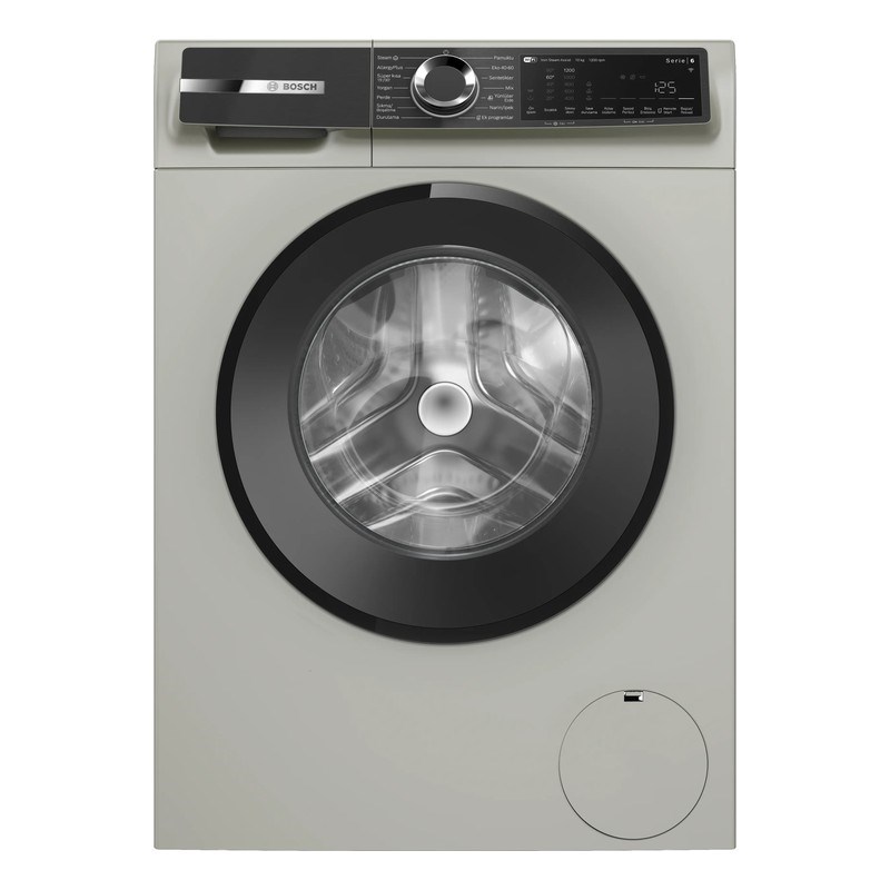 Bosch WGK252ZSTR 10 Kg 1200 Devir Gümüş Çamaşır Makinesi