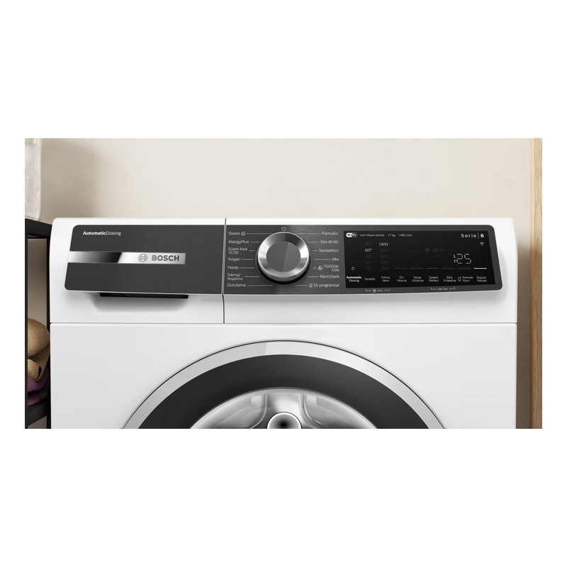 Bosch WGK264Y0TR 11 Kg 1400 Devir Beyaz Çamaşır Makinesi