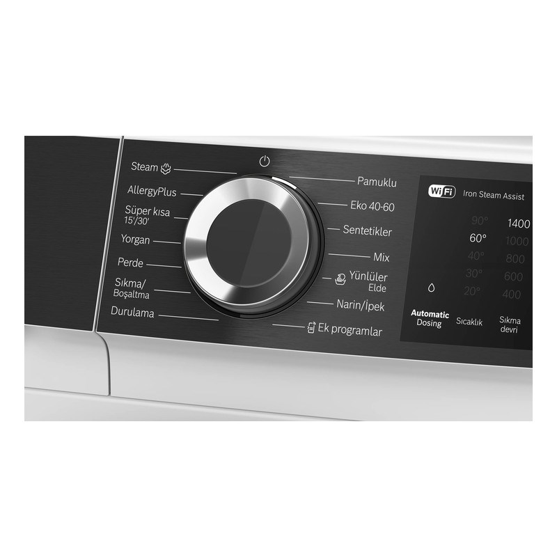Bosch WGK264Y0TR 11 Kg 1400 Devir Beyaz Çamaşır Makinesi