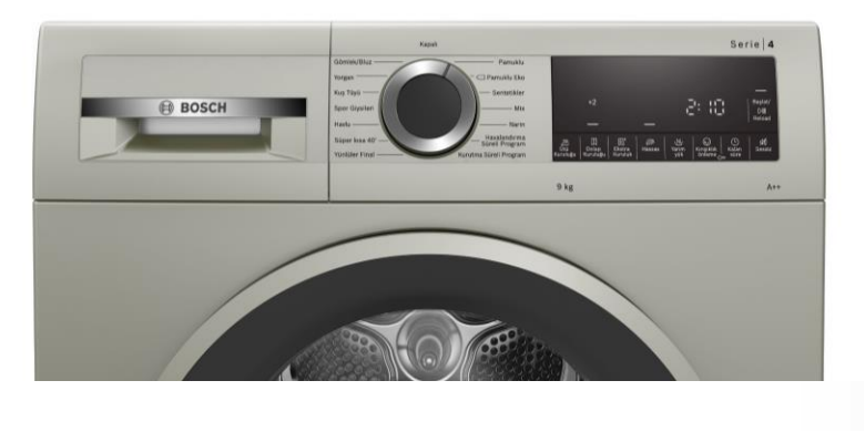 Bosch WQG2410TTR 9 KG Isı Pompalı Çamaşır Kurutma Makinesi
