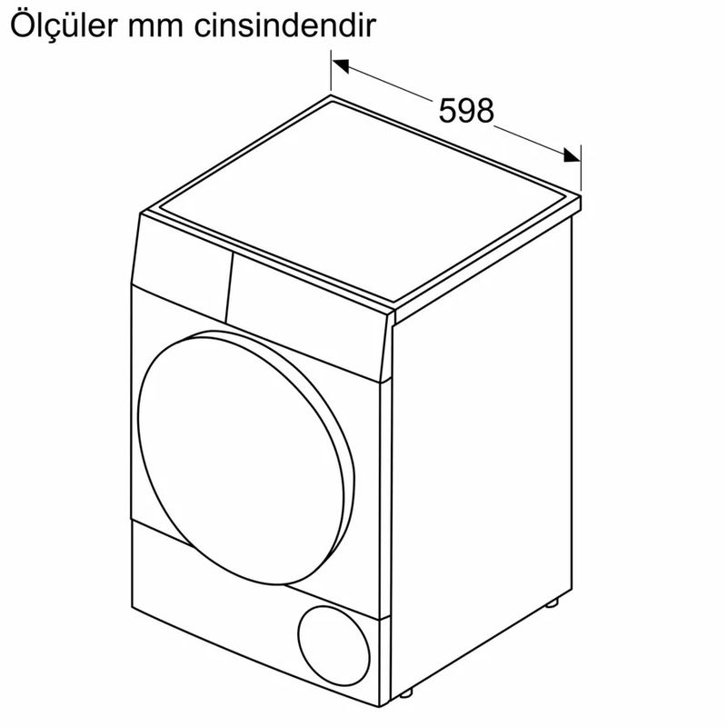 Bosch WQG2420RTR 9 Kg E Enerji Çamaşır Kurutma Makinesi