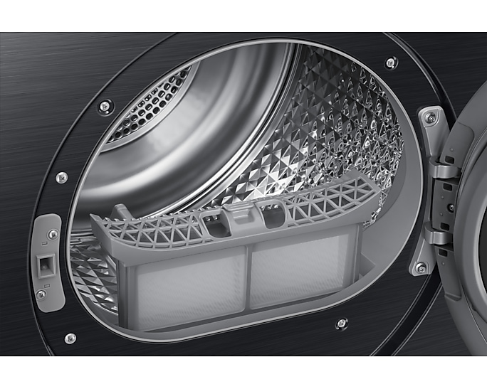 Samsung DV90DG52A0ABAH 9 Kg A+++ Siyah Çamaşır Kurutma Makinesi