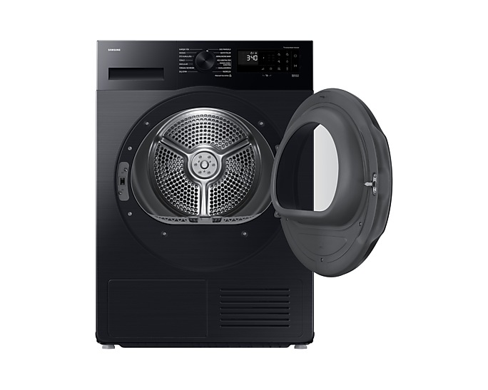 Samsung DV90DG52A0ABAH 9 Kg A+++ Siyah Çamaşır Kurutma Makinesi