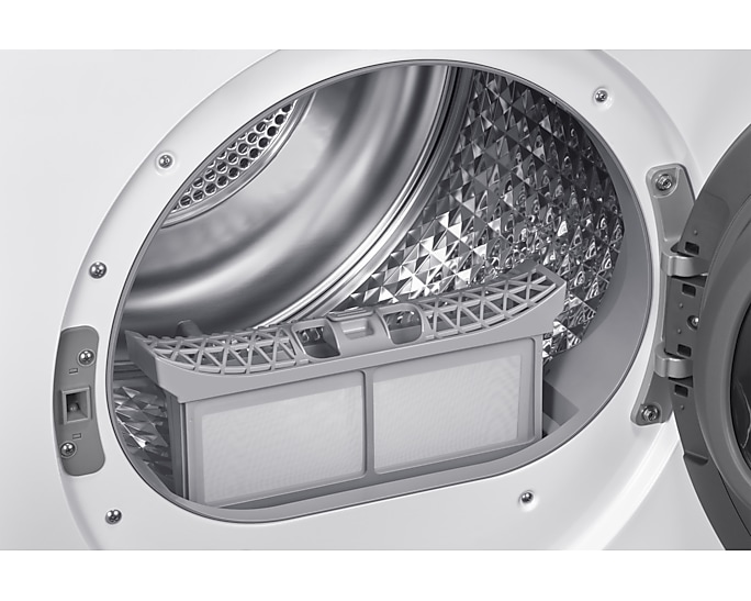 Samsung DV90DG52A0AEAH 9 Kg A+++ Beyaz Çamaşır Kurutma Makinesi