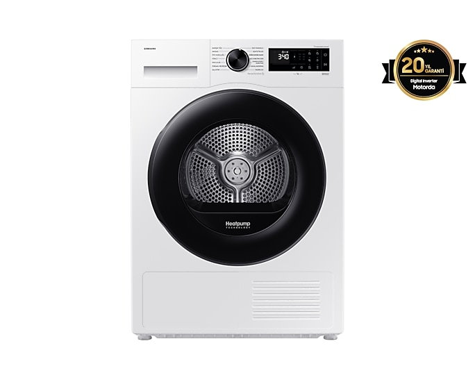 Samsung DV90DG52A0AEAH 9 Kg A+++ Beyaz Çamaşır Kurutma Makinesi