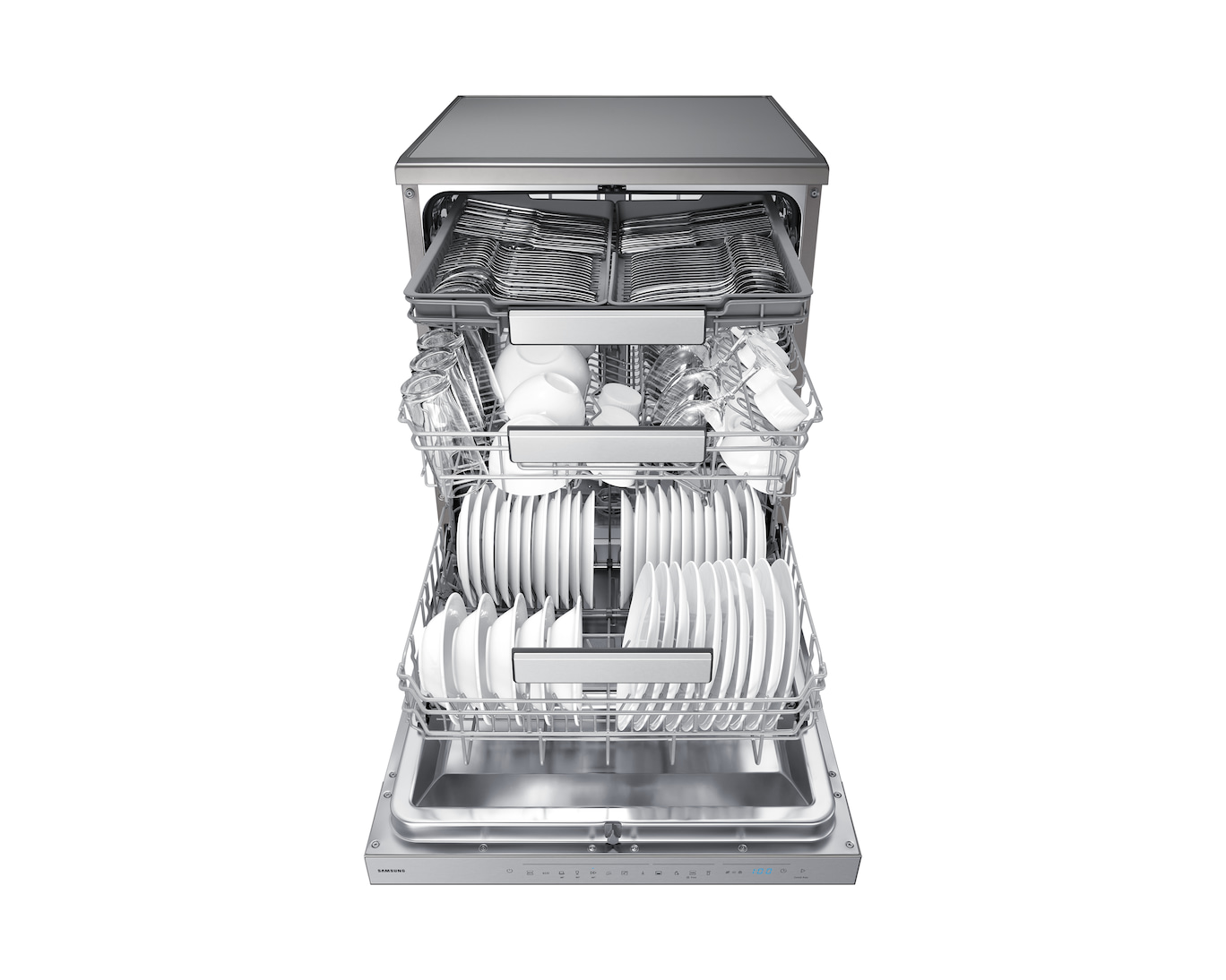 Samsung DW70H73YCFRTR 7+3 Programlı 14 Kişilik Inox Bulaşık Makinesi