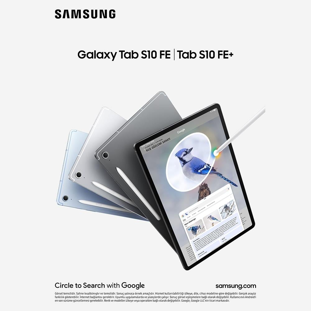 Samsung Galaxy Tab S10 Fe+ 256Gb 12GB-13.1''Android Tablet SM-X620NLBPTUR Mavi