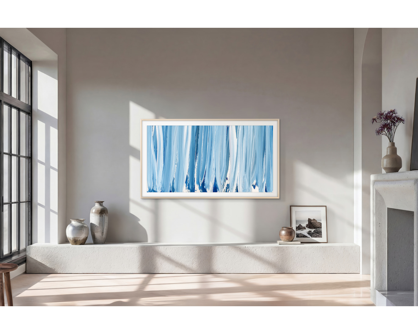 SAMSUNG QE75LS03HWUXTK 75 inç 190 Ekran Uydu Alıcılı Smart The Frame Pro 4K Neo QLED Sanat Modu Vision AI Smart TV (2026)