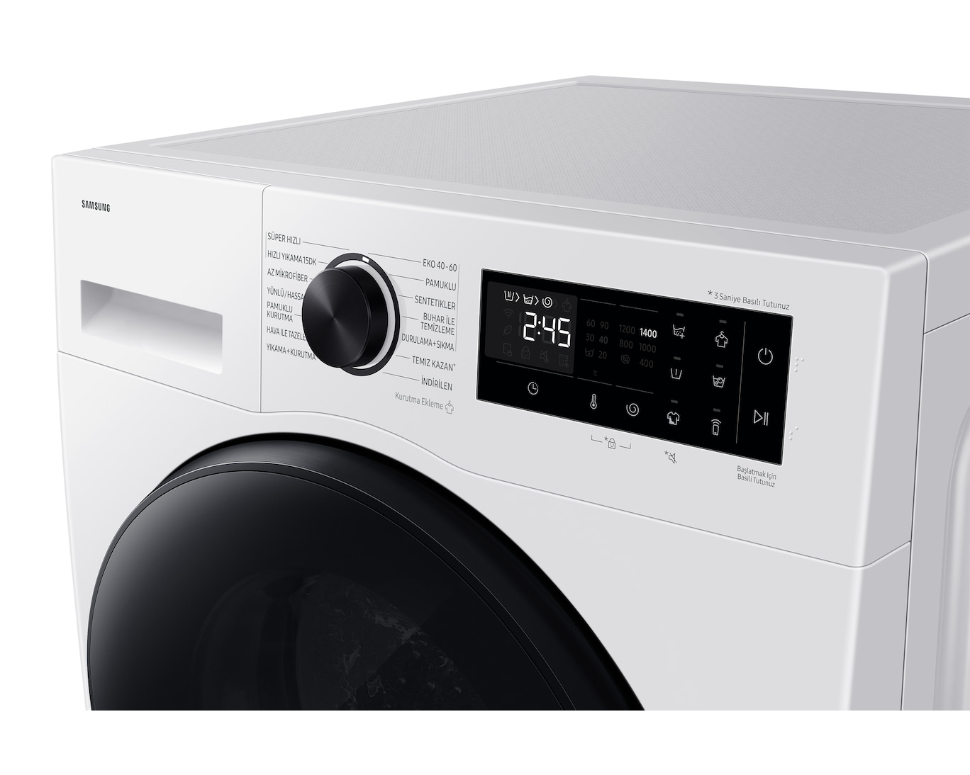 Samsung WD90HG5U34BEAH 9 KG/6 KG Beyaz Kurutmalı Çamaşır Makinesi
