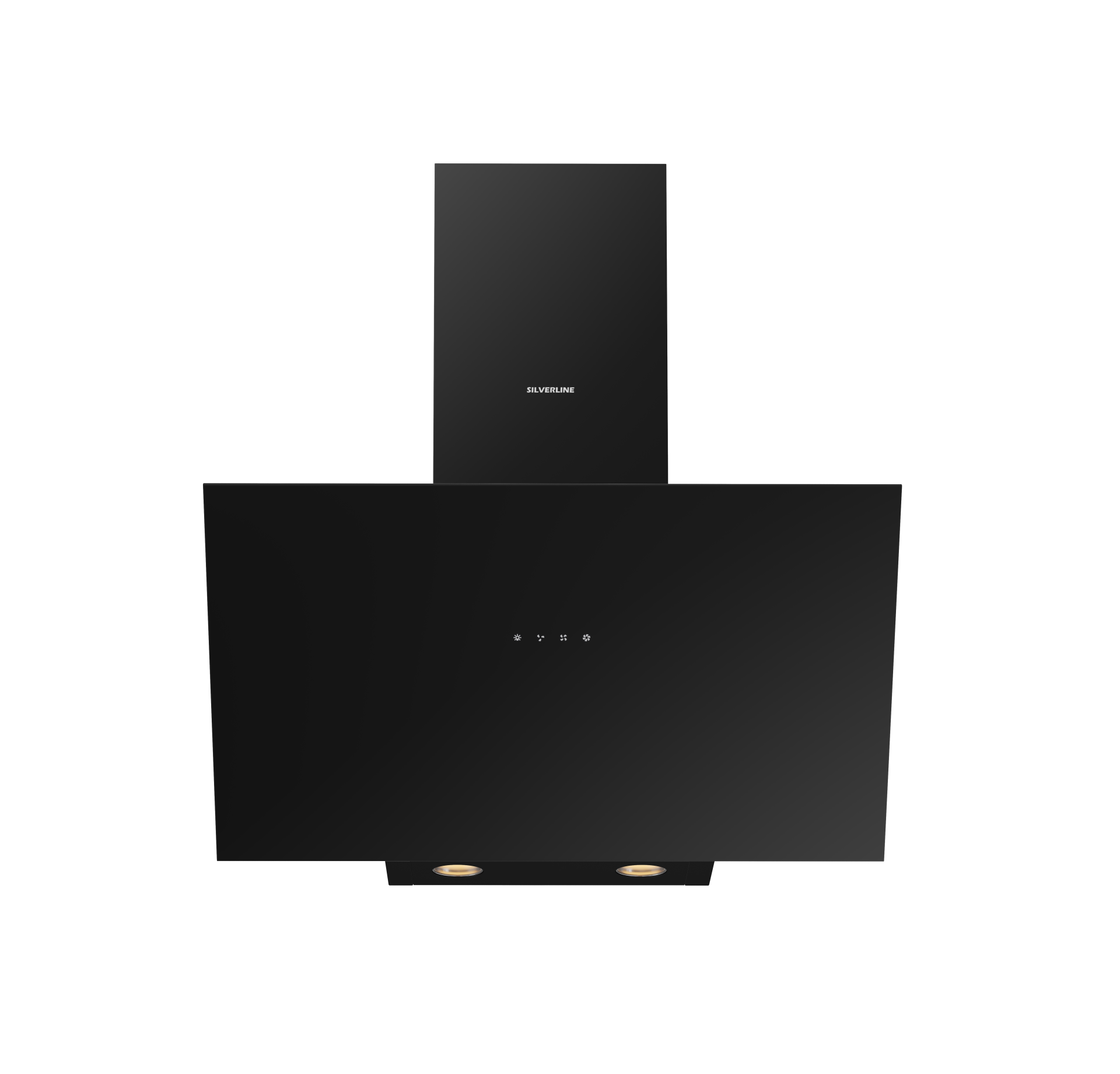 Silverline 3481 Flam Siyah Cam Davlumbaz 60 Cm