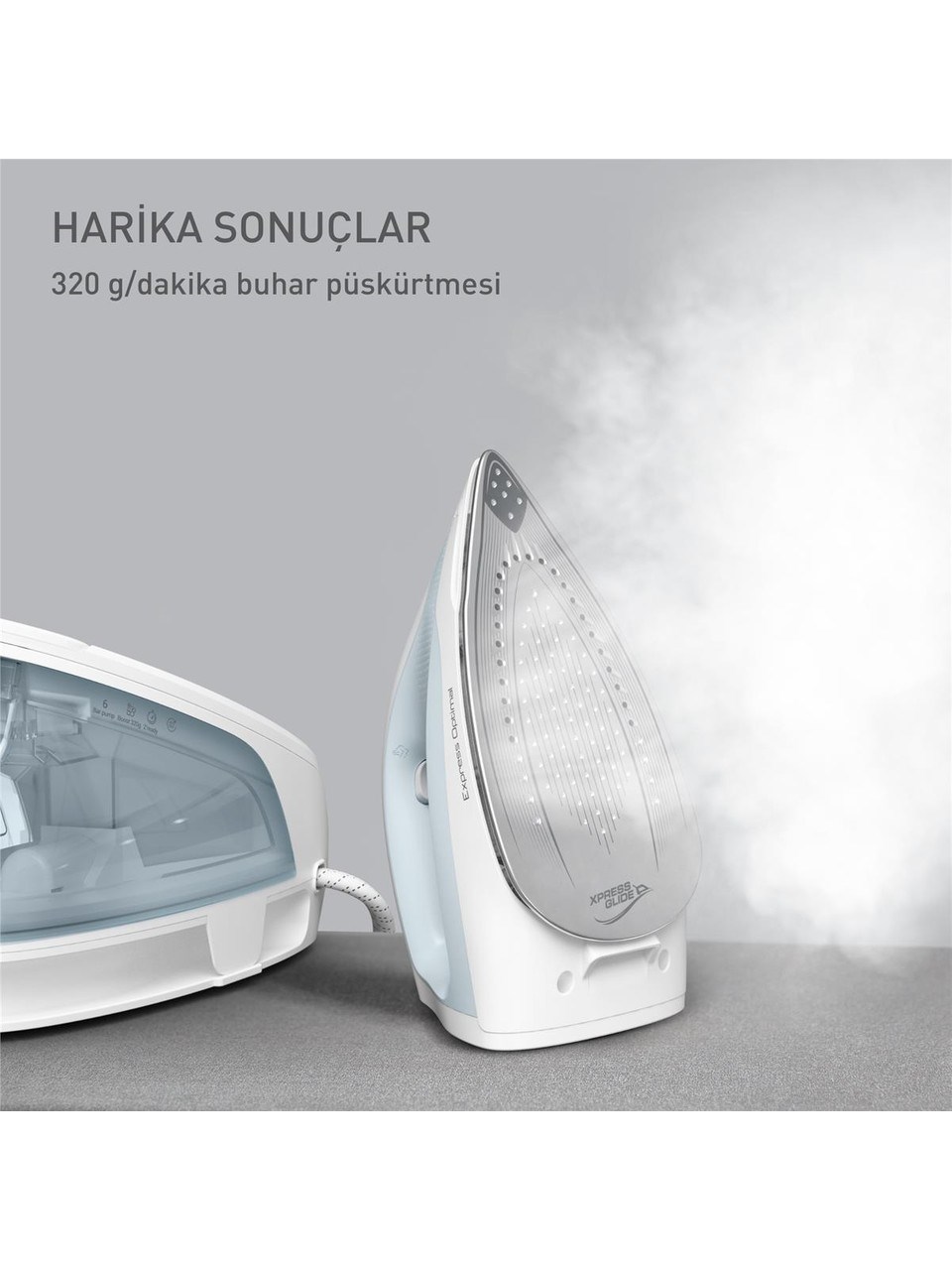 Tefal SV4210 Express Optimal 2200 W Buhar Kazanlı Ütü
