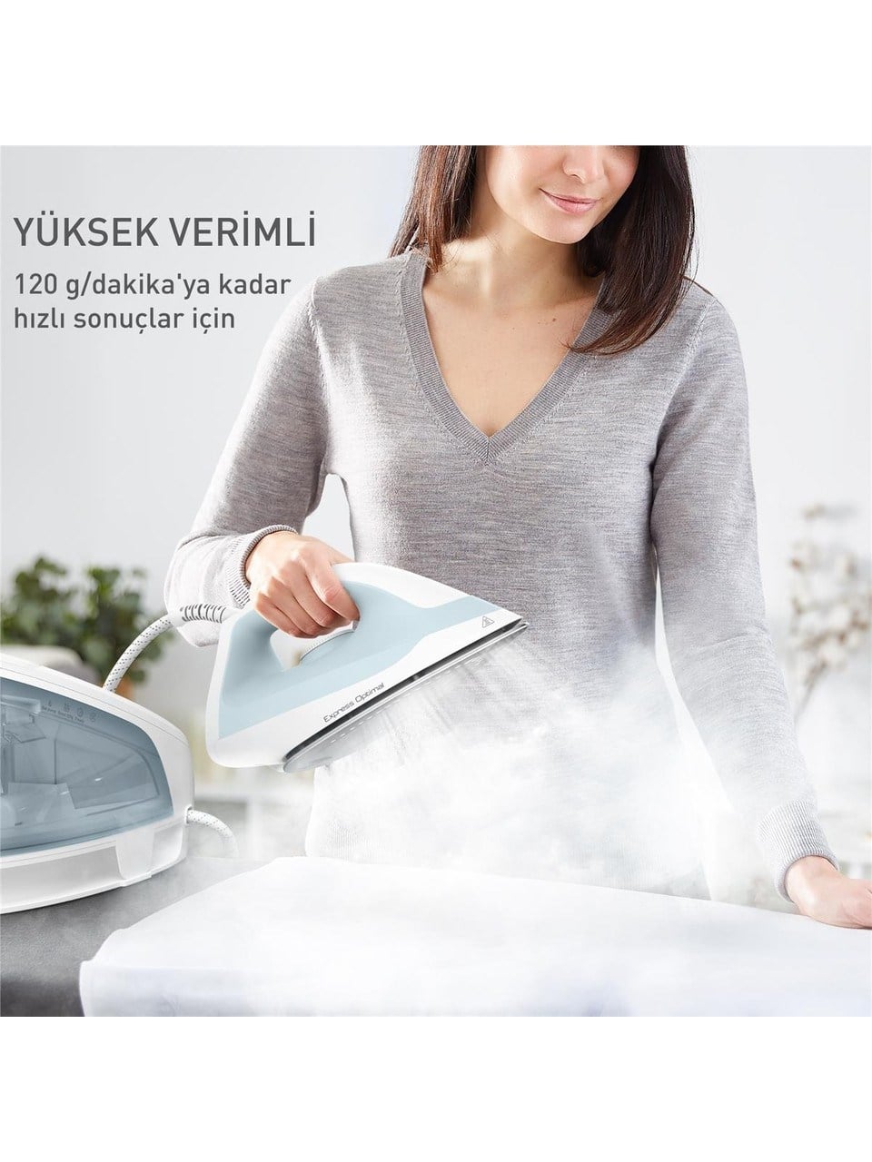 Tefal SV4210 Express Optimal 2200 W Buhar Kazanlı Ütü
