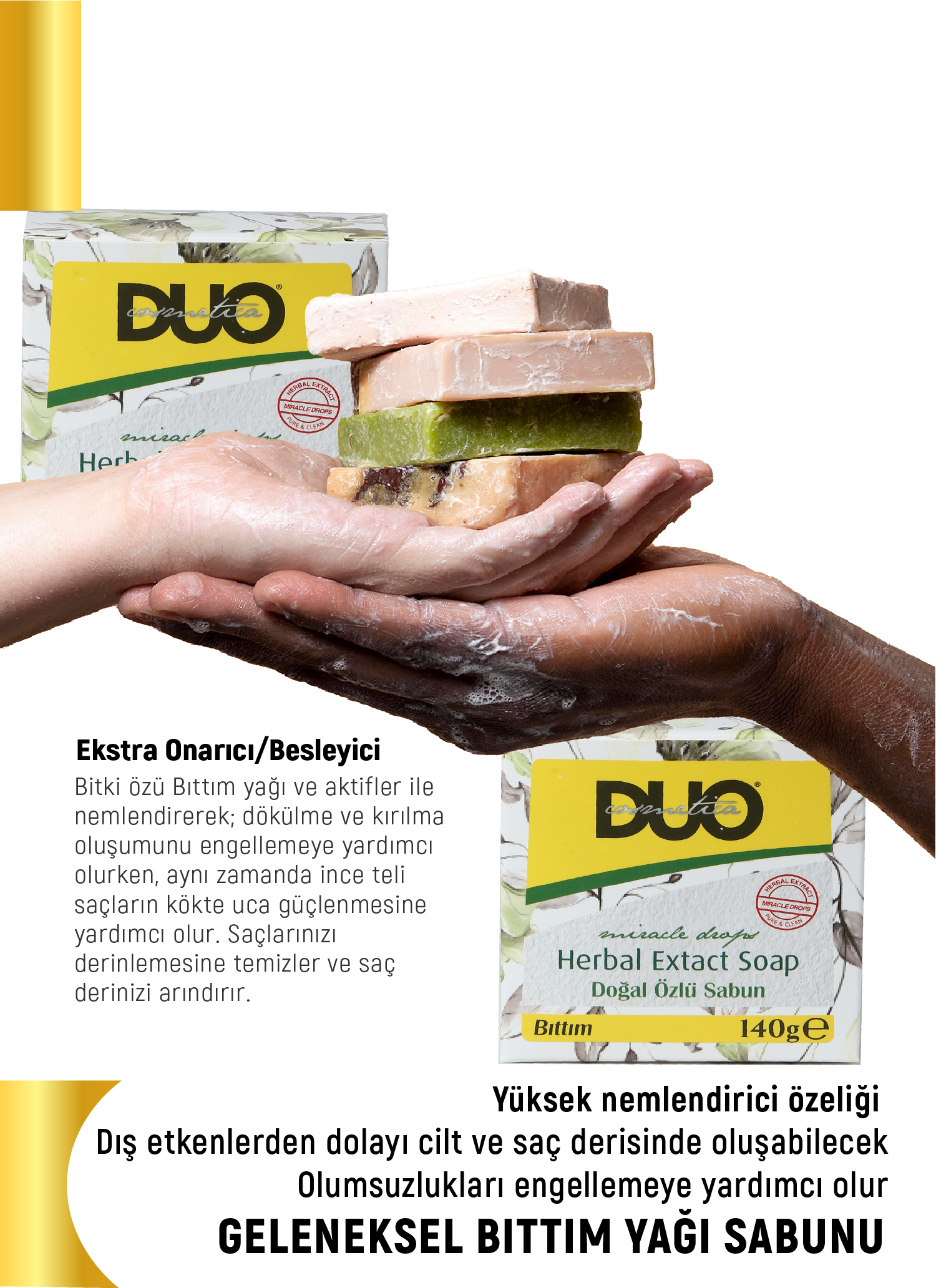 Doğal Geneleksel El Yapımı Bıttım Yağı Sabunu
