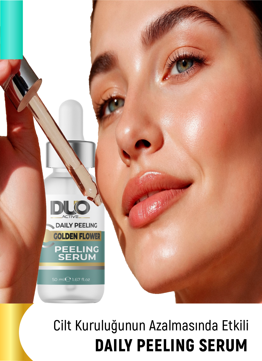 Gold Flower Daily Cilt Peeling Serum