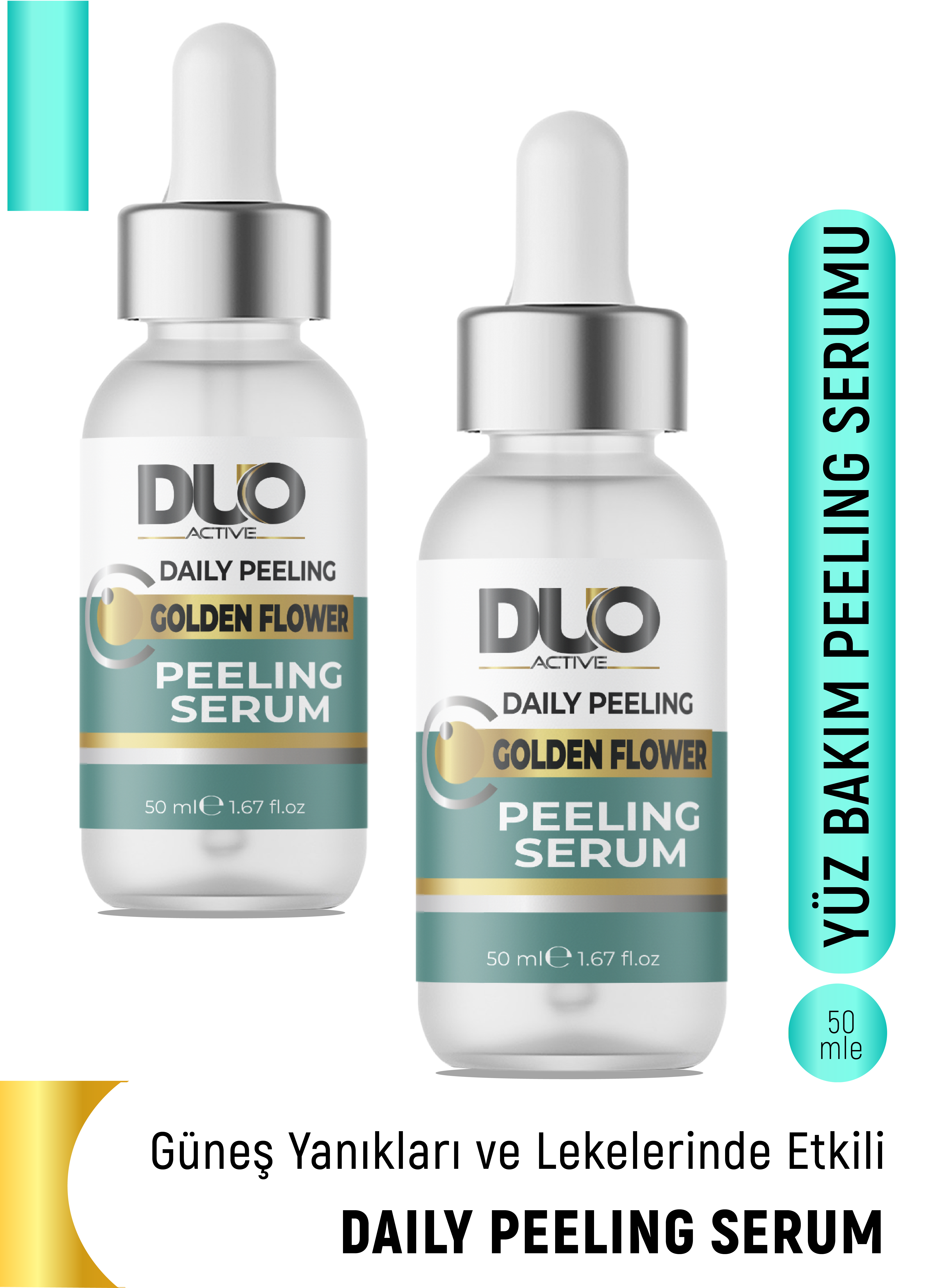 Gold Flower Daily Cilt Peeling Serum