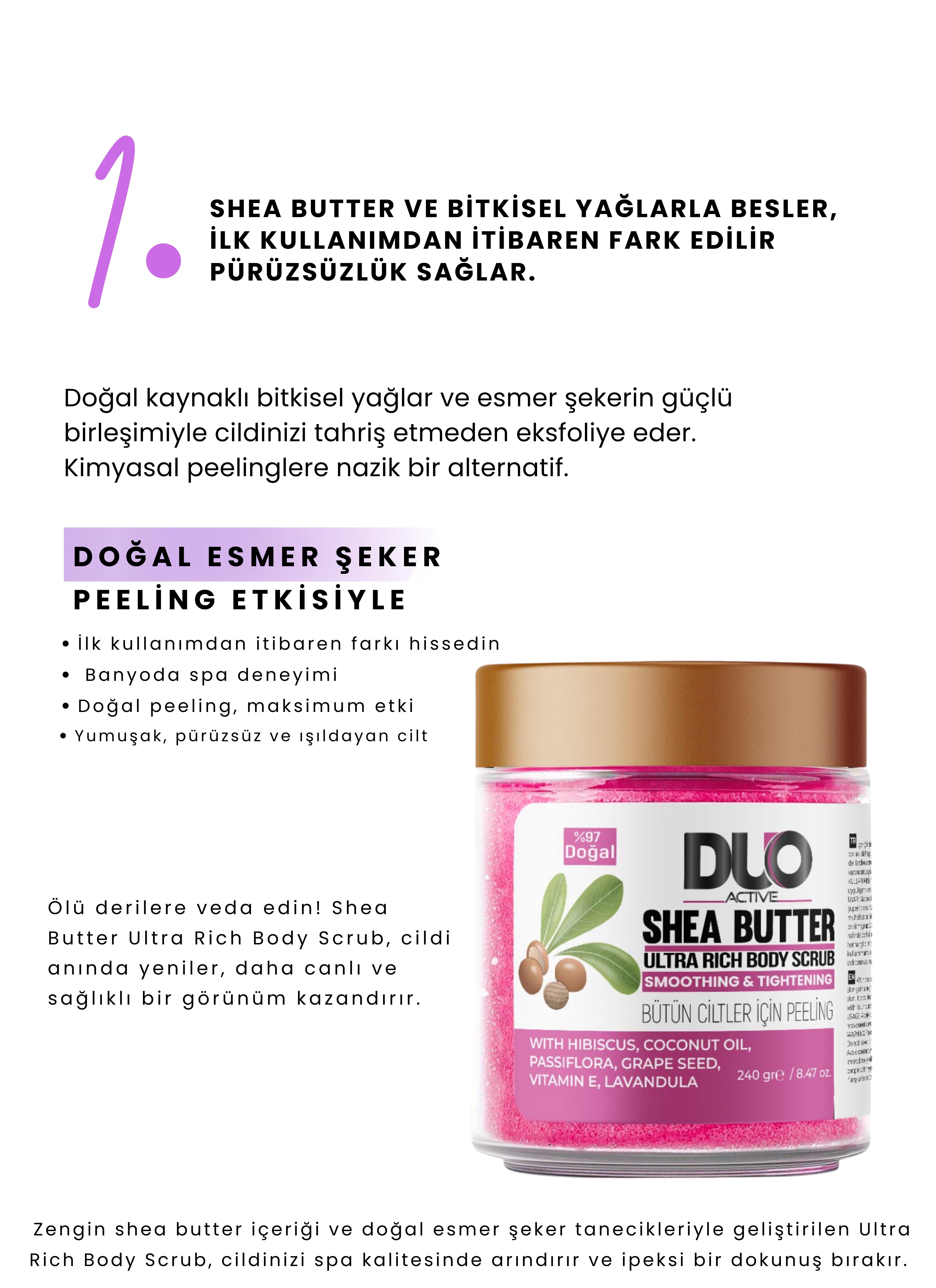 Shea Butter ve Bitkisel Yağlarla Besleyen Kür 