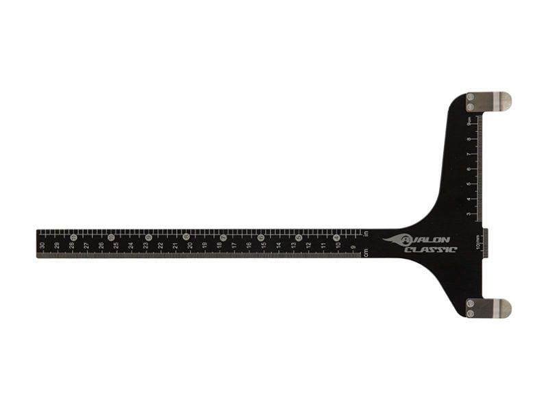 AVALON BOW SQUARES GAUGES - INCHES AND METRIC - BLACK ANODIZED