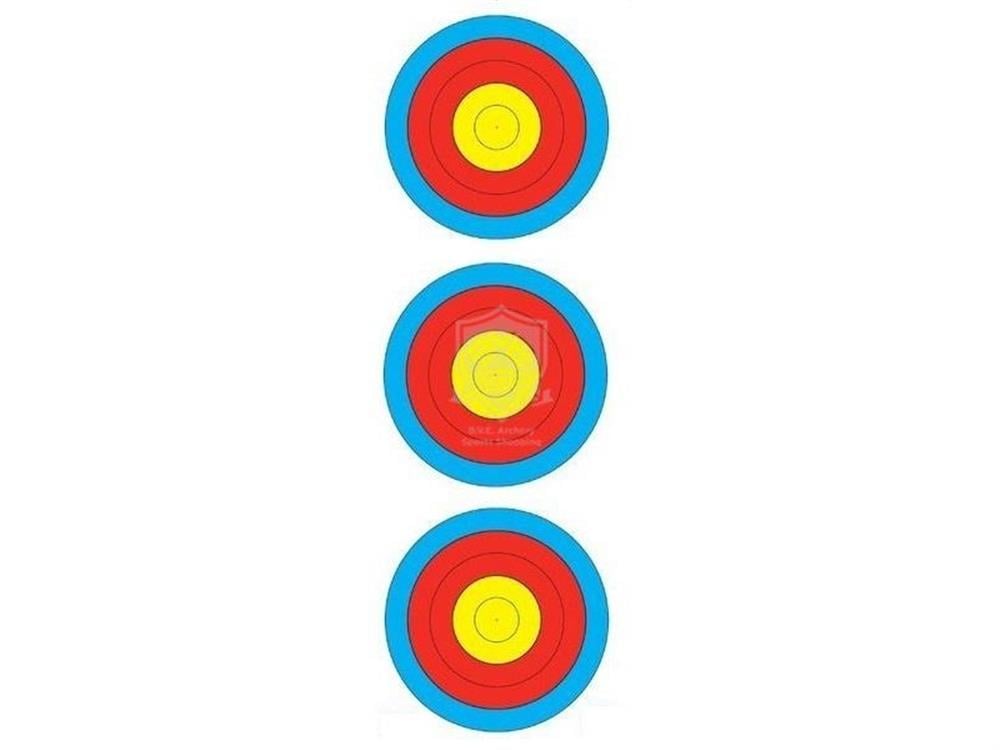 AVALON HEDEF KAĞIDI 3-SPOT RC 40 CM 5 HALKA