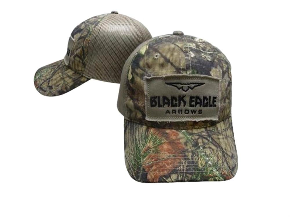 Black Eagle Snapback Hat Mossy Oak Camo Mesh
