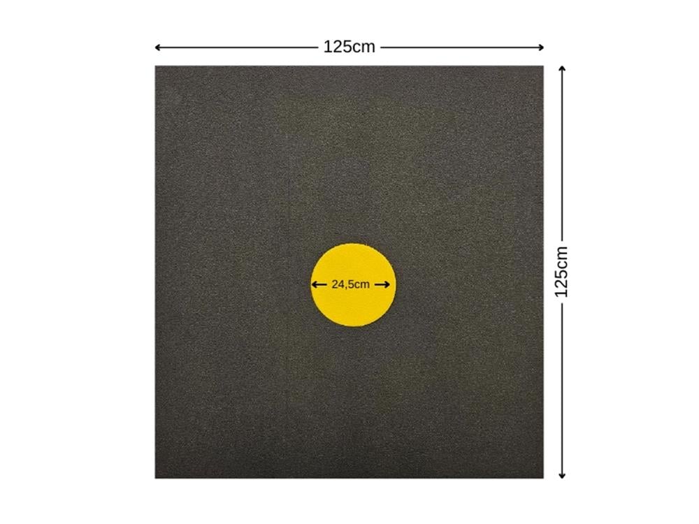 Monk Hedef Minderi XPE 125x125x16 cm 24,5 cm Göbekli