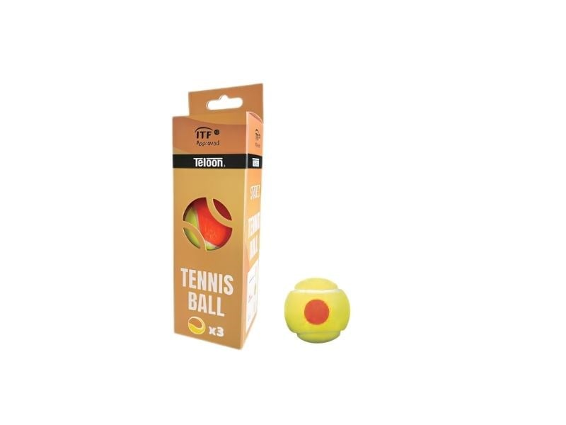 Teloon Tenis Topu 3'lü ITF Onaylı | Turuncu Renk