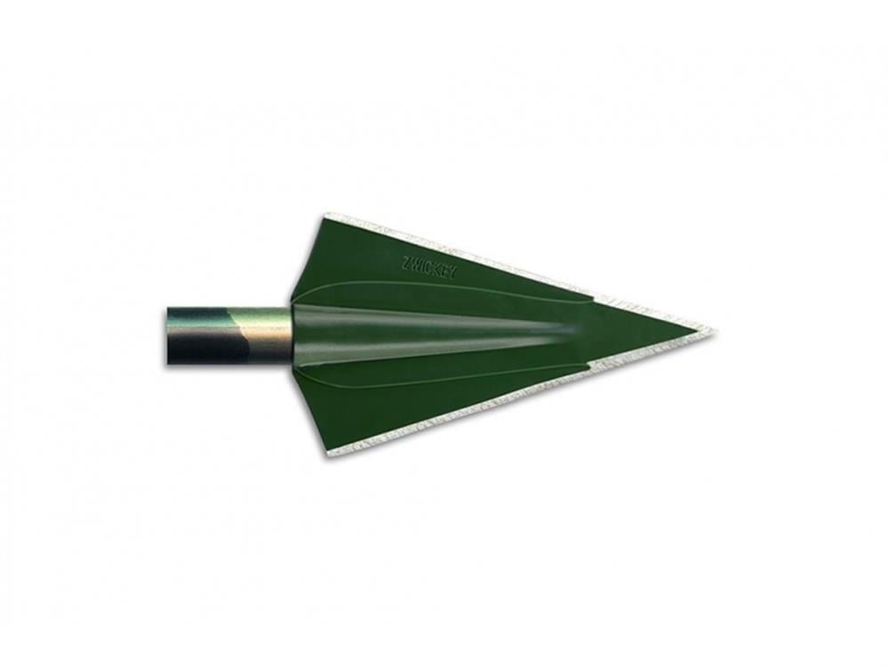 Zwickey Delta Broadhead for Wooden Shaft 11/32 135 Grain Taper Hole 3-Pk