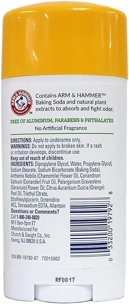 Arm & Hammer Essentials Coconut Geranium Deodorant 71 G
