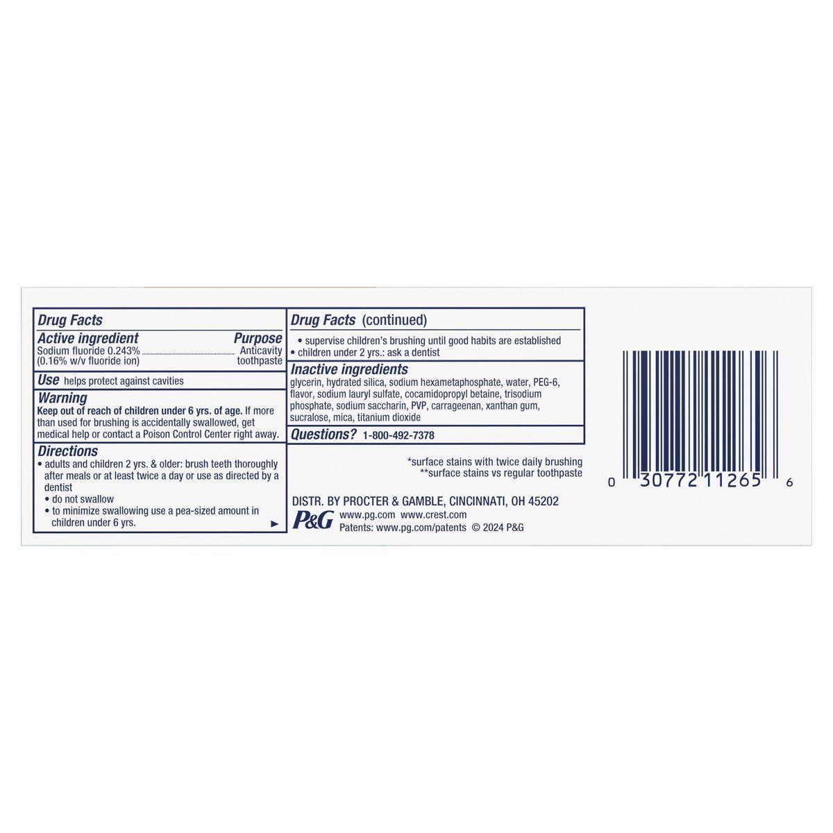 Crest 3D Beyaz Brilliance Blast Diş Macunu 130 gr