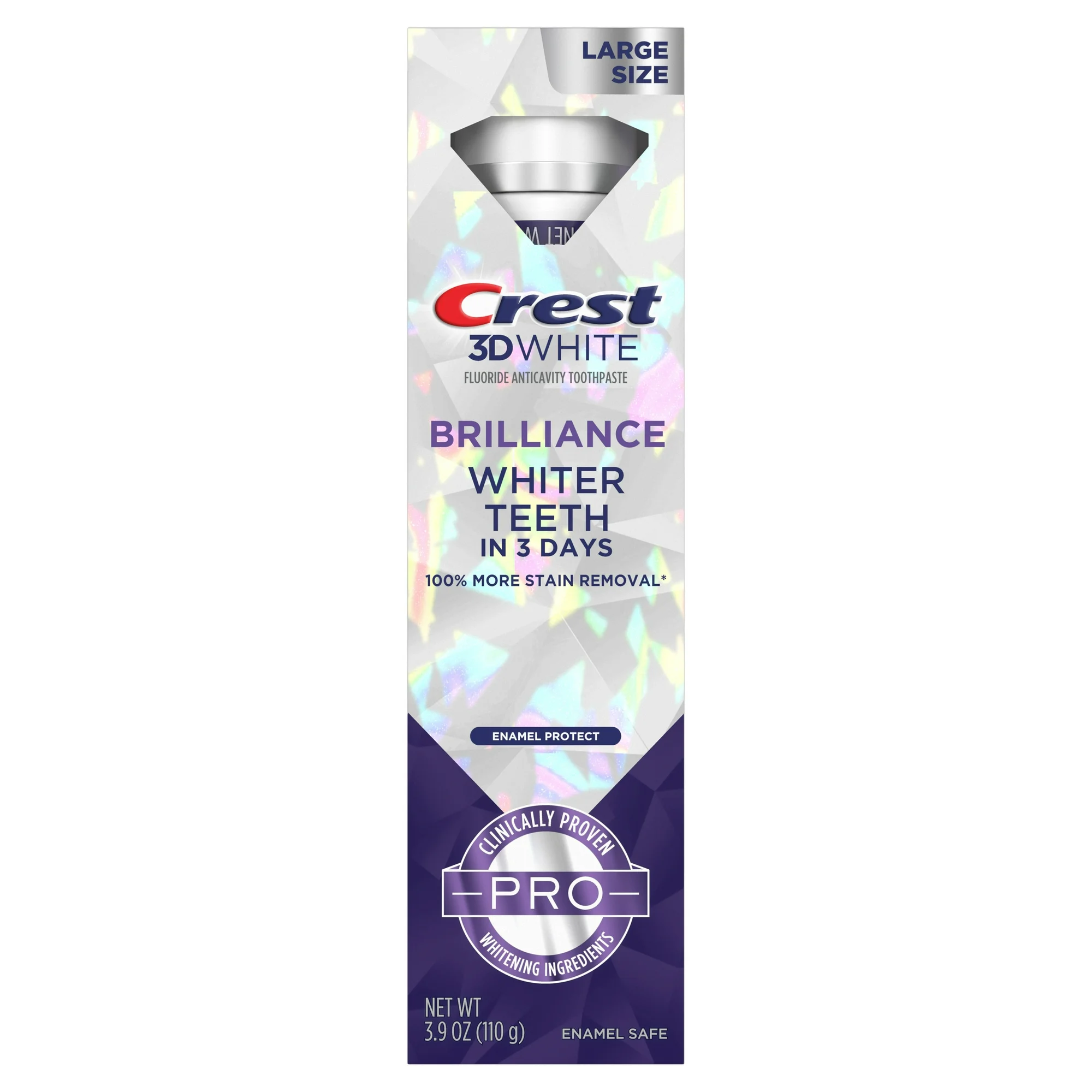 Crest 3D White Brilliance Pro Emaye Diş Beyazlatıcı Diş Macunu Koruyun,110g