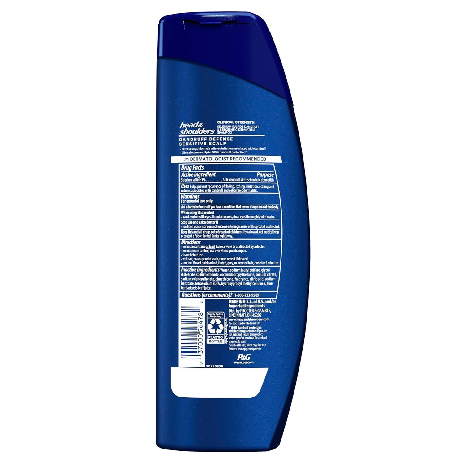 Head & Shoulders Clinical Strength Dandruff Defense Sensitive Shampoo 400 ML